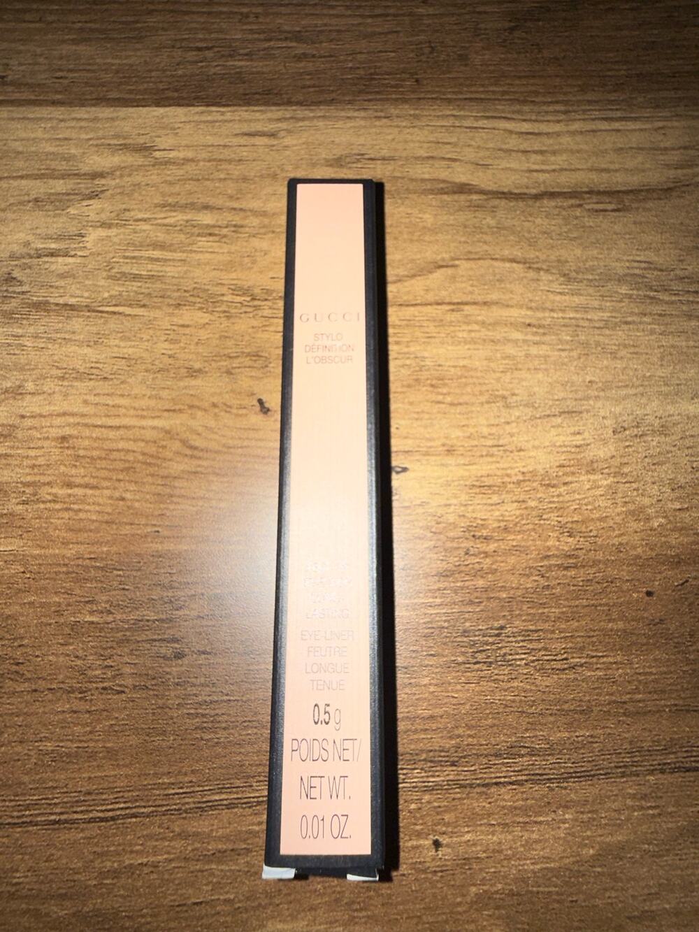 NIB Gucci Beauty Stylo Définition L'Obscur Eyeliner 01 Eve Black 0.5g Full Size